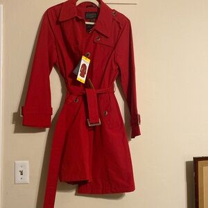 New Pendleton Red Trench Coat